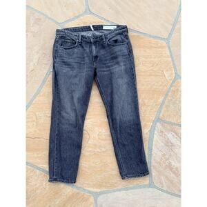rag & bone Dre Low Rise Slim Boyfriend Jeans Size 32 Grey Wash BZ